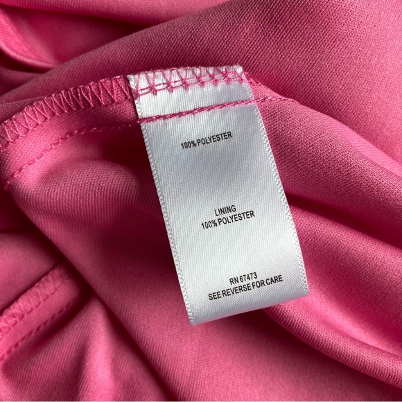 Taylor Pink Floral Ruffle Short Sleeve Dress size 4 - Picture 7 of 7